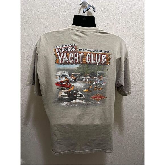 Vintage M&O Knits Heavy Weight 100% Cotton PreShrunk XL Jeff Foxworthy's Redneck - Picture 3 of 5